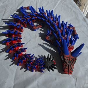 Red and Blue Dragon Toy
